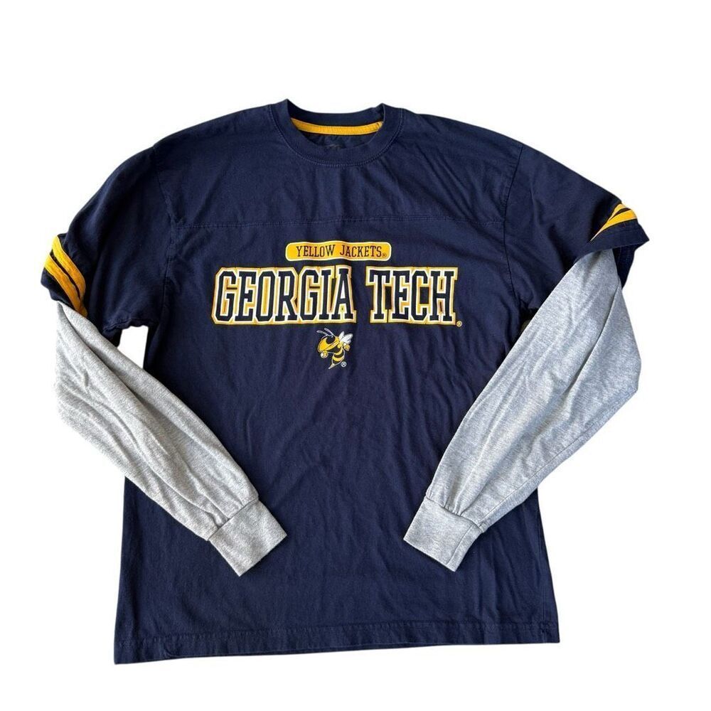 Varsity Classics  Georgia Tech Yellow Jackets 2 Shirt Combo Pack cotton size L